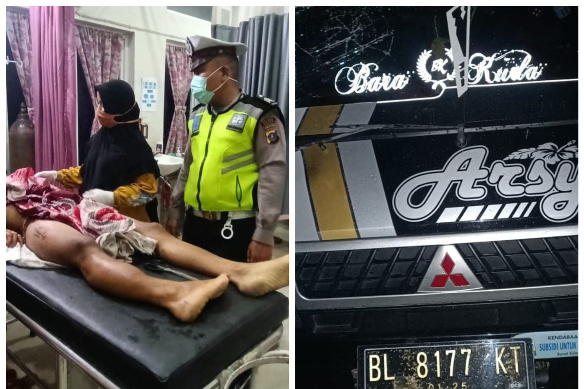 Tabrakan dengan L300, pengendara sepeda motor meninggal di Besitang Langkat