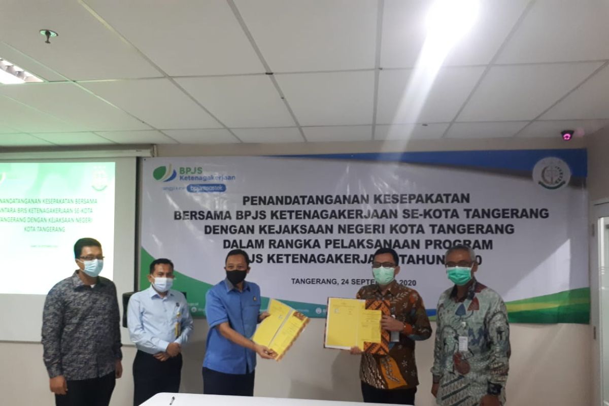 Tiga Kantor Cabang BPJAMSOSTEK se Kota Tangerang gandeng kejaksaan