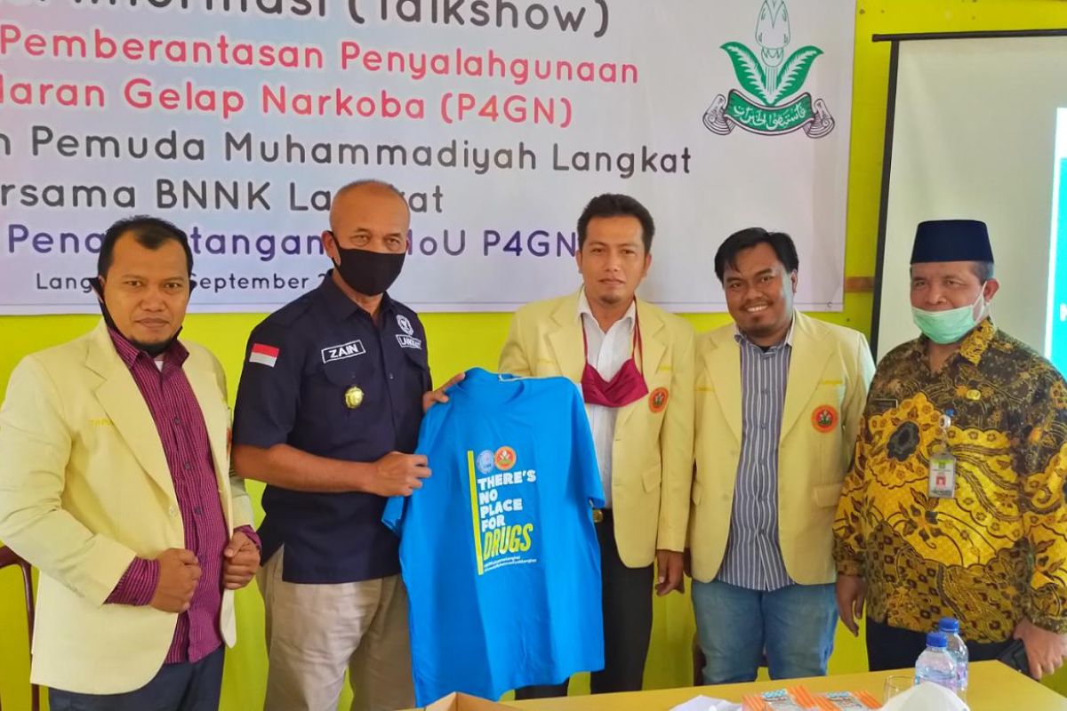 Pemuda Muhammadiyah dan BNN Langkat sepakat berantas narkotika