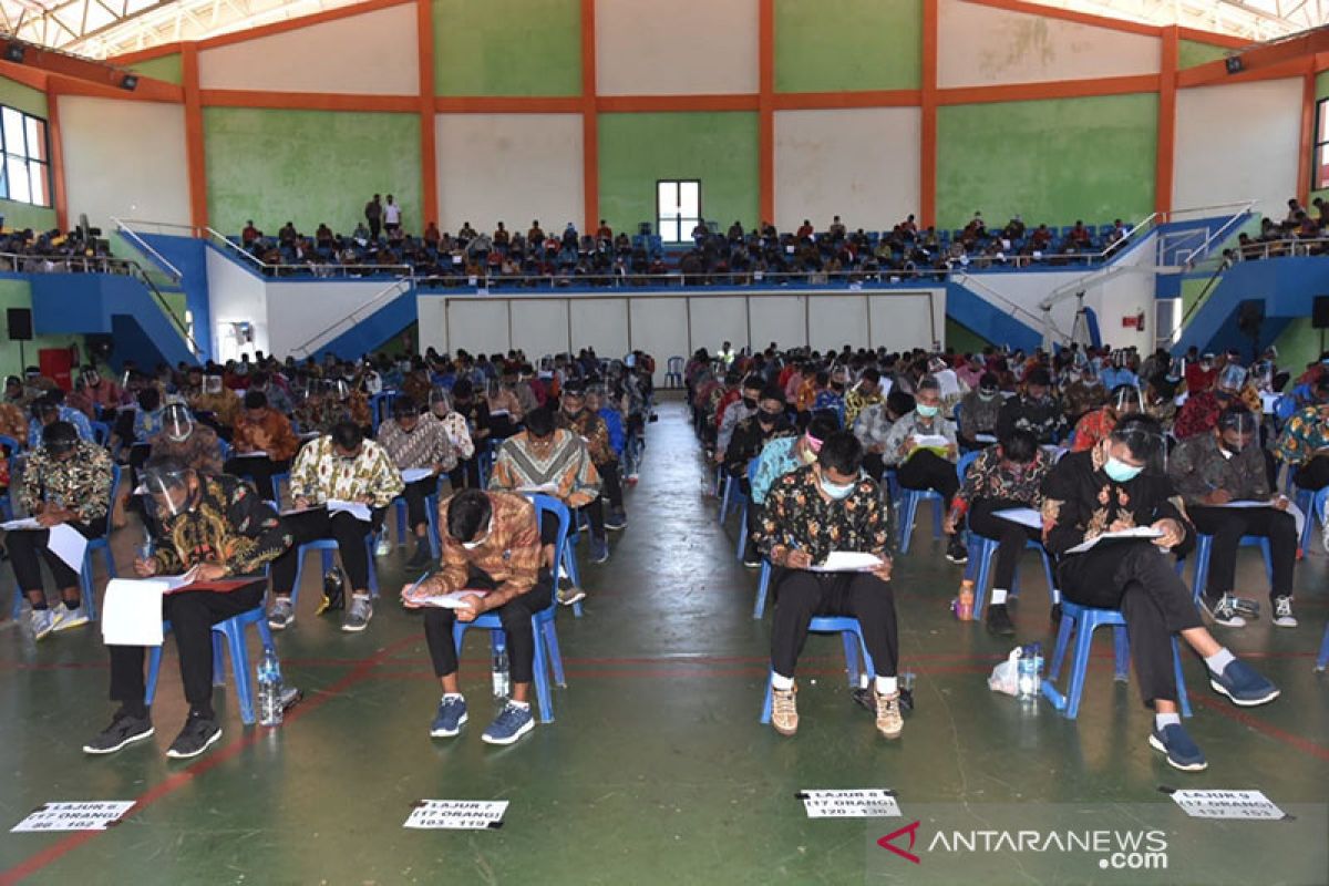 449 calon bintara polisi ikuti tes psikologi di Panitia Daerah Papua