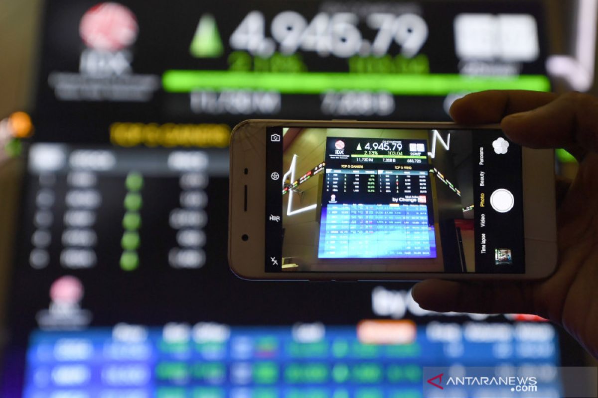 IHSG Selasa dibuka menguat 10,21 poin