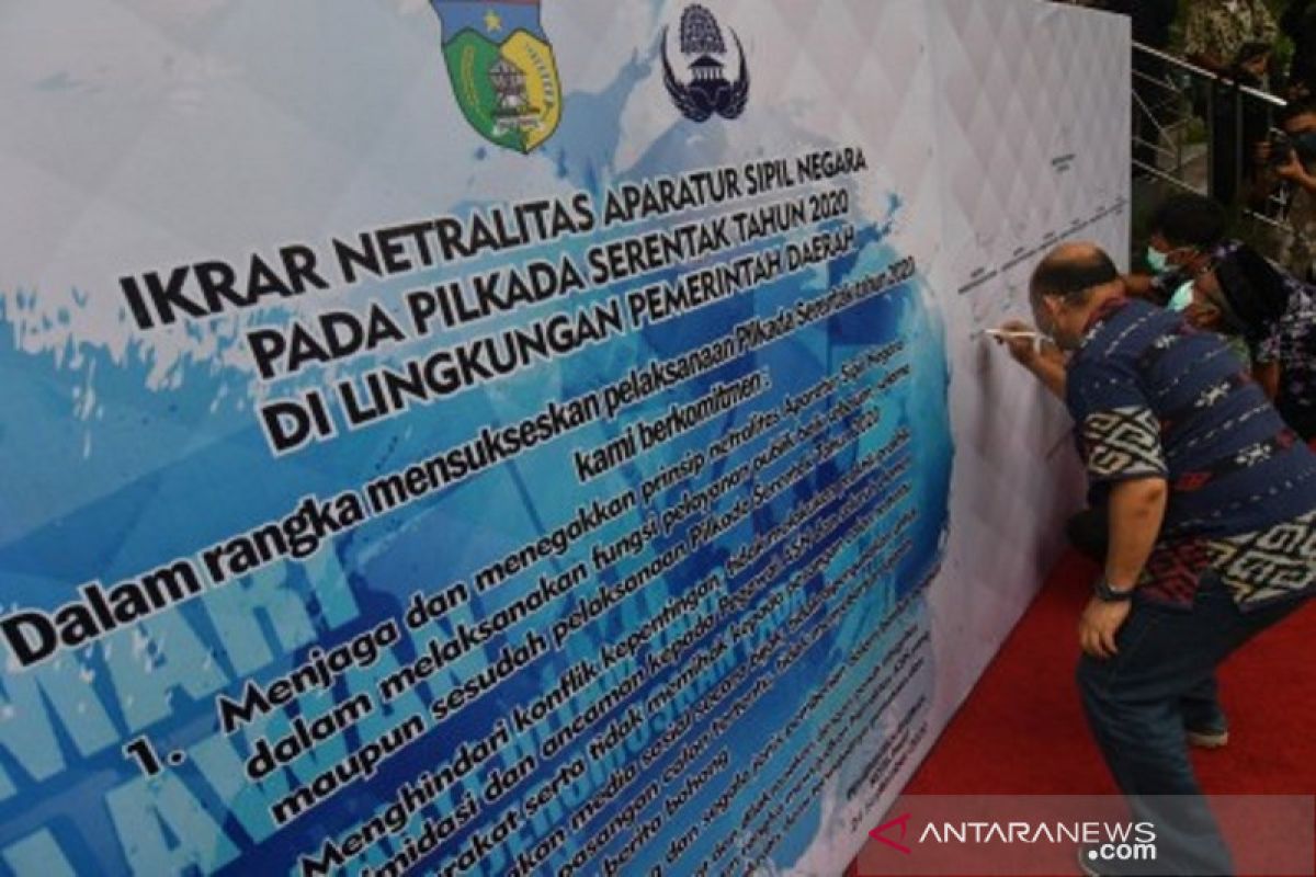 Ikrar netralitas  ASN pada Pilkada di Palu