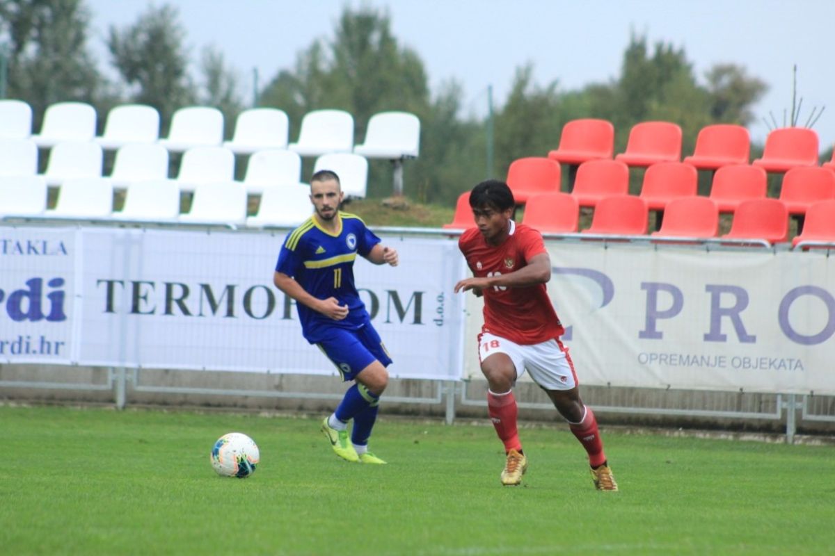 Meski kalah dari Bosnia-Herzegovina, Pelatih Shin: Pemain sudah bekerja keras