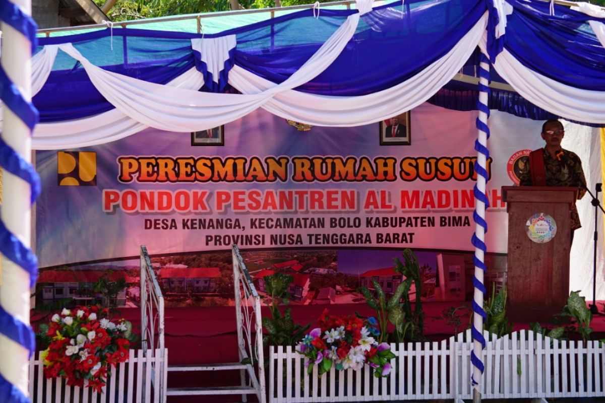 Kementerian PUPR menyelesaikan pembangunan rusun santri di Bima NTB