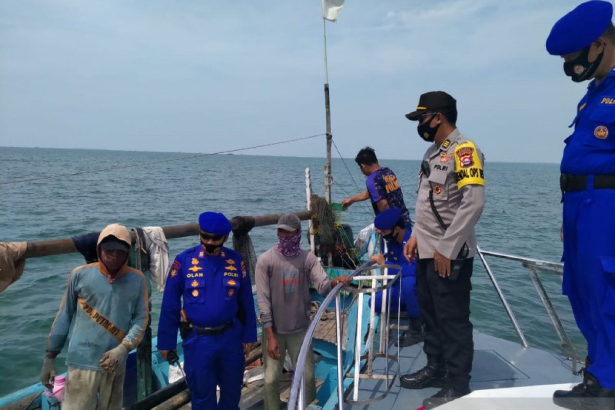 Polair Polres Serang Kota Laksanakan Operasi Yustisi di Perairan Karangantu