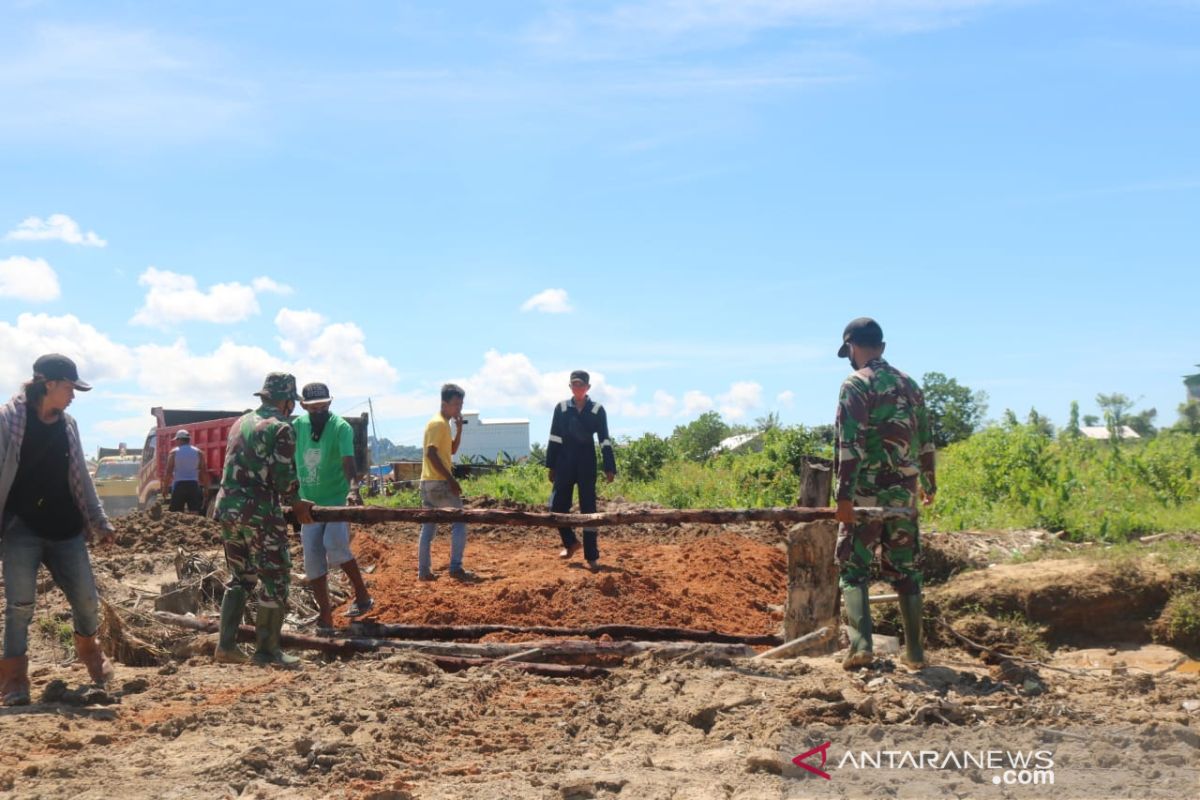 Satgas TMMD pacu bangun jalan 1.100 meter di Tarakan