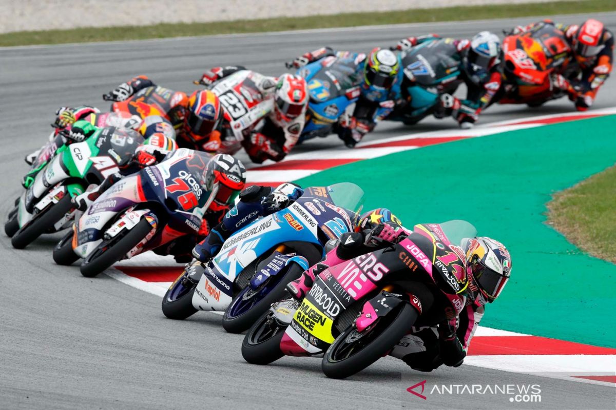 Pebalap MotoGP jajal trek Sirkuit Portimao