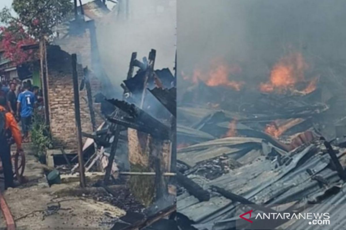 Tujuh rumah terbakar di Sei Merbau Tanjungbalai