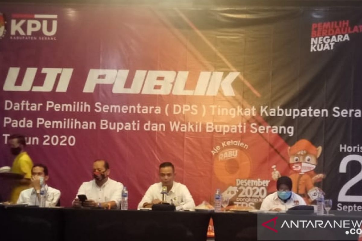 Hasil uji publik, KPU Kabupaten Serang perkirakan DPS alami perubahan