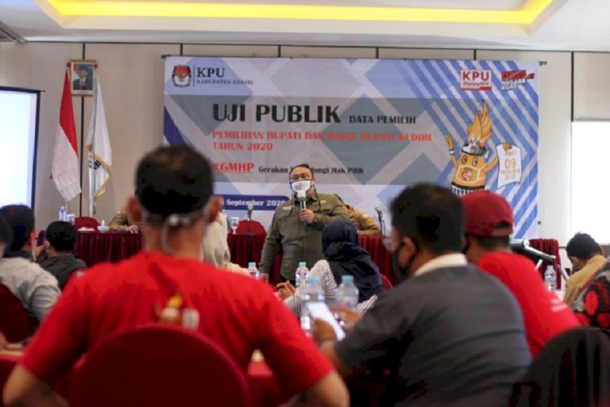 KPU Kabupaten Kediri perbaiki data pemilih Pilkada 2020