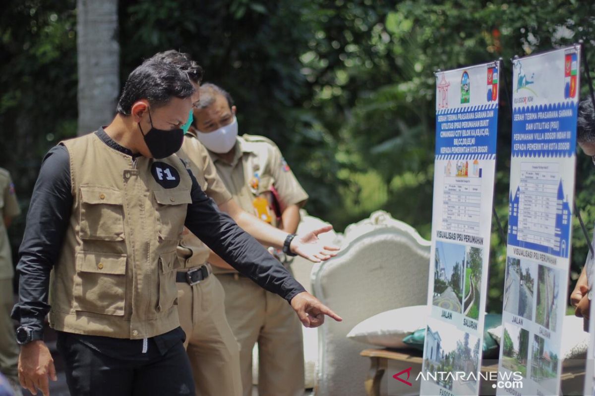 Pemkot Bogor terima aset prasarana umum dari 4 pengembang perumahan