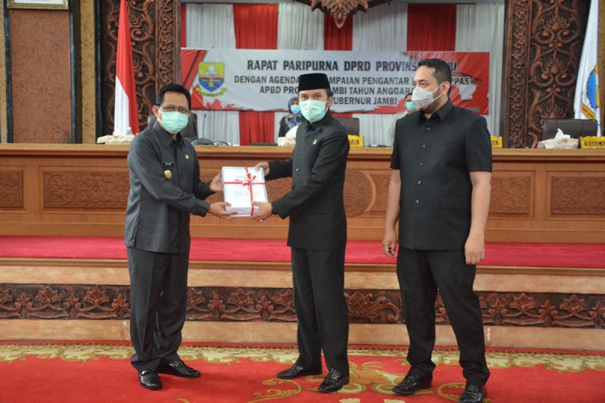 DPRD terima nota pengantar KUA-PPAS APBD Provinsi Jambi 2021