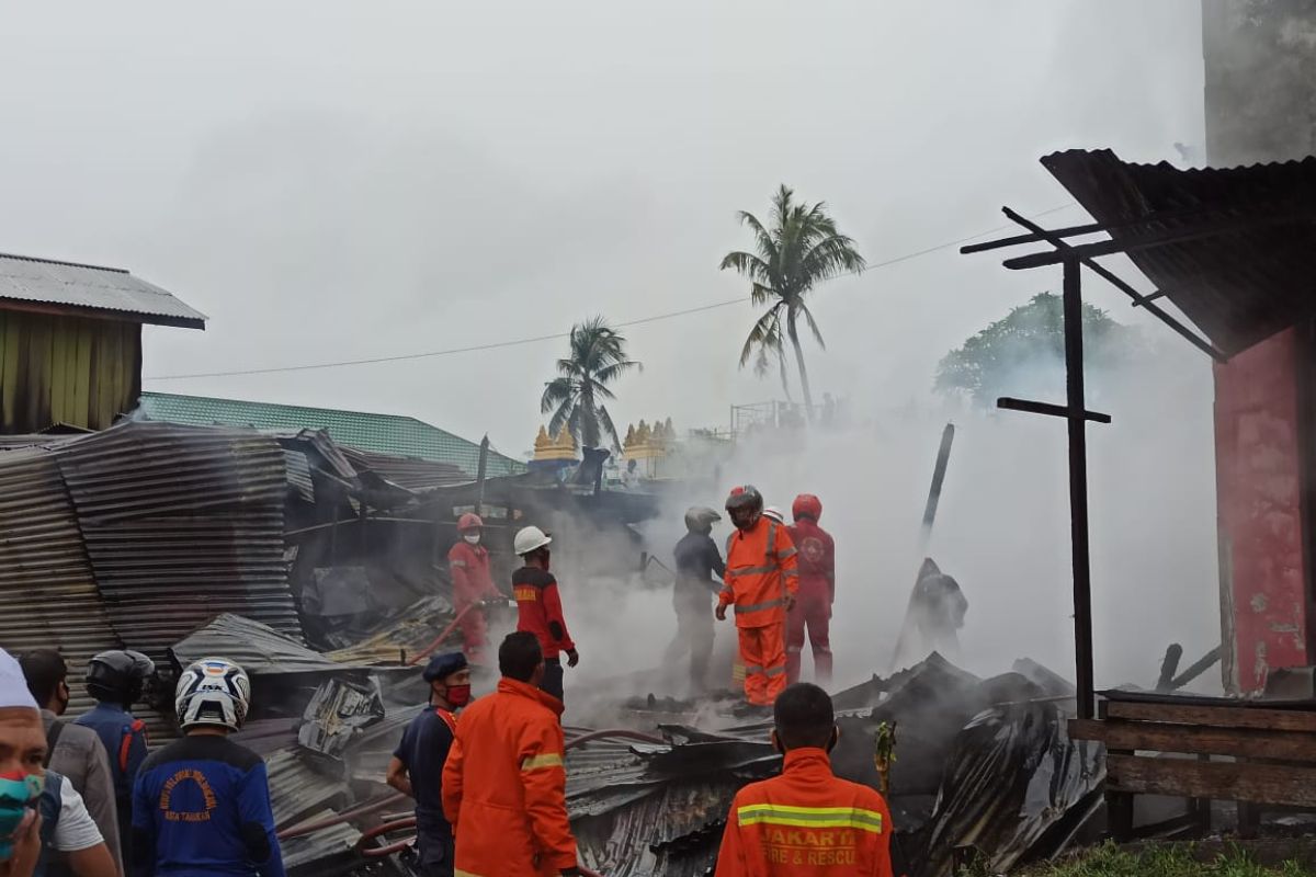 Empat rumah di Tarakan habis dilalap api