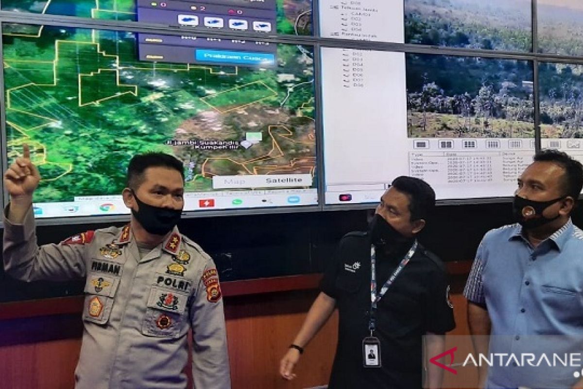 Polda Jambi pasang dua lagi cctv 'Asap Digital'