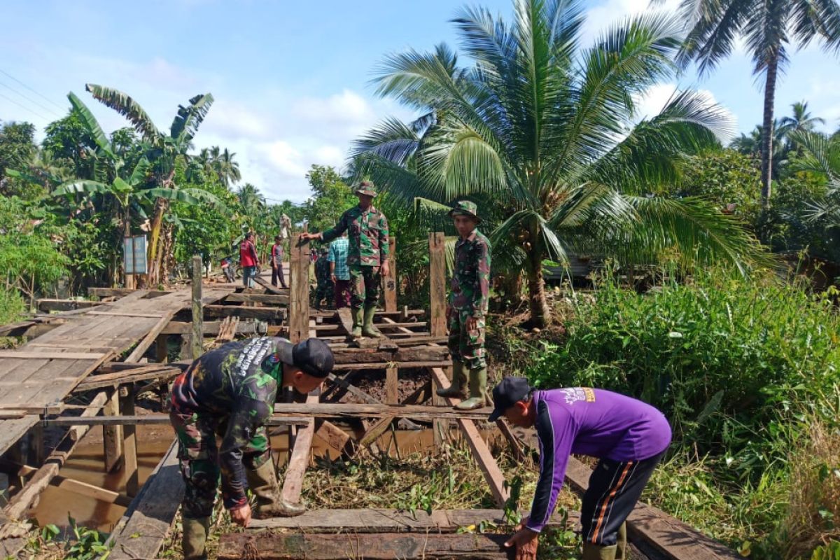 Karang Taruna Pulau Hanaut apresiasi kegiatan TMMD Kodim 1015/Spt