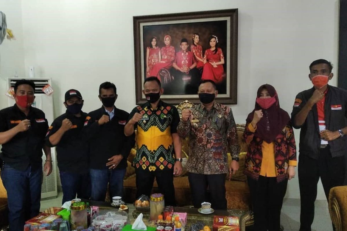 Wakil Bupati Pringsewu terima audensi Laskar Merah Putih