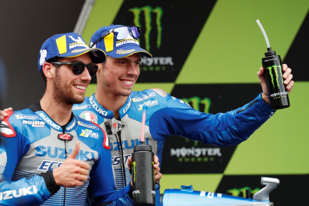 Joan Mir ukir sejarah buat Suzuki, dengan hattrick podium