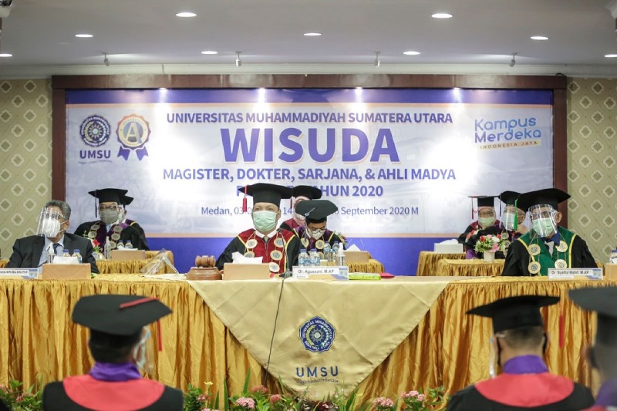 UMSU terapkan protokol kesehatan secara ketat  pada prosesi wisuda