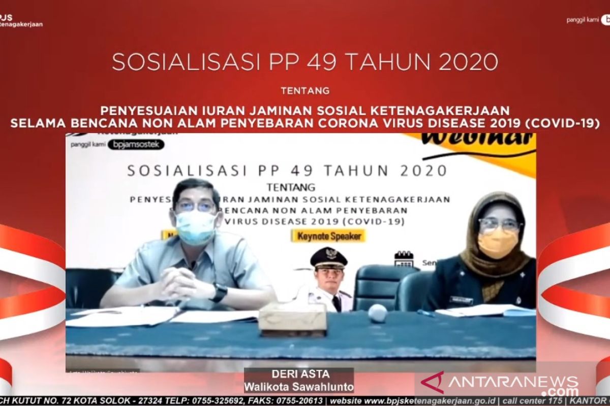 Sawahlunto akan daftarkan semua honorer ke BPJAMSOSTEK