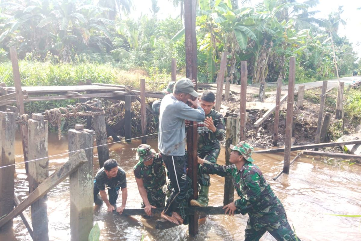 Inilah kegiatan Anggota Satgas TMMD Kodim 1015/Sampit hari Ini