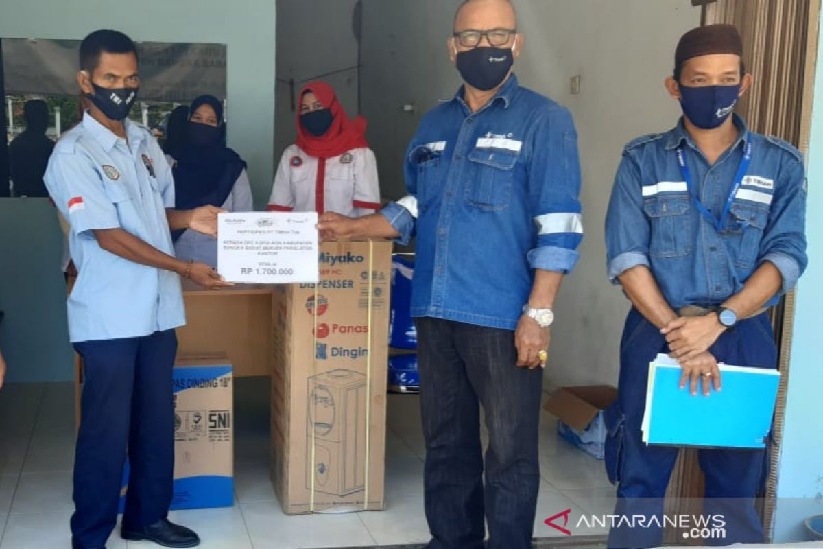 PT Timah bantu perlengkapan kantor K-SPSI Bangka Barat