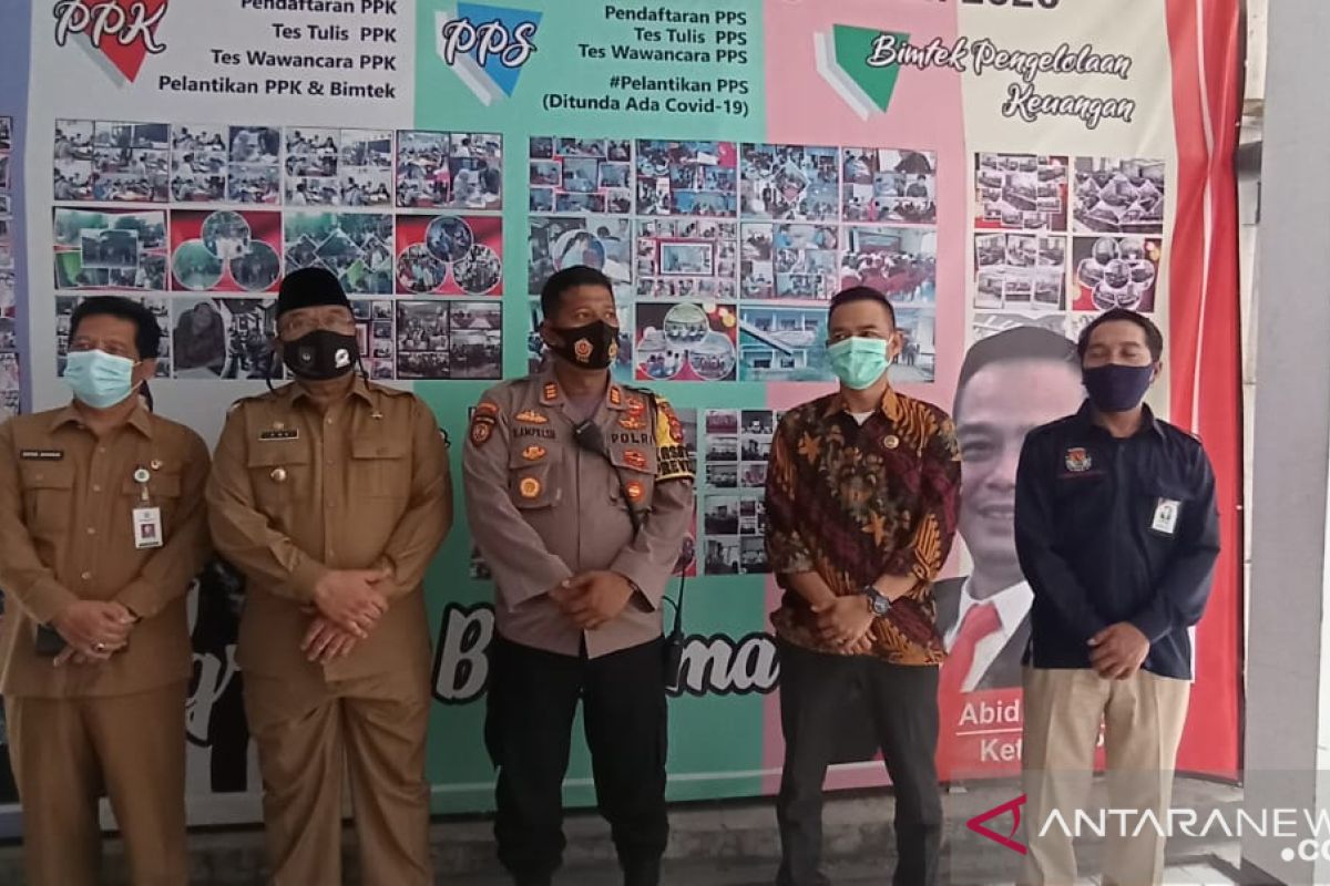 Ketua KPU Sampaikan Persoalan Tes Swab Penyelenggara Kepada Pjs Bupati Serang