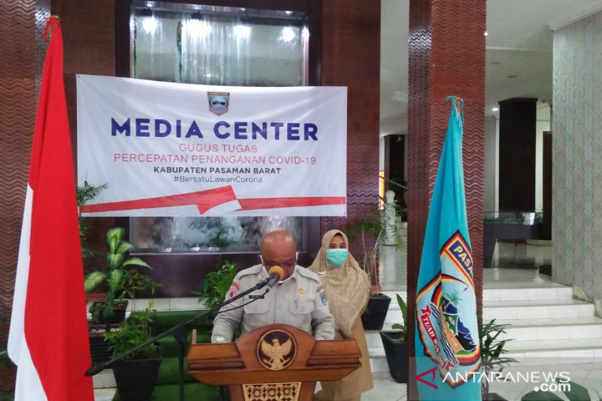 Hari ini ada penambahan lima kasus positif COVID-19 di Pasaman Barat