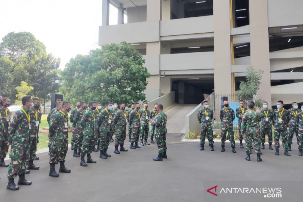 TNI kirim 25 personel untuk tambahan tenaga medis di RSD Wisma Atlet