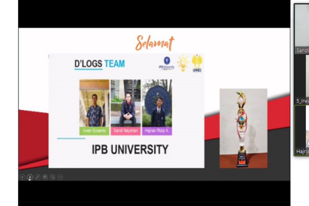 Mahasiswa IPB University raih juara di kompetisi festival ilmiah