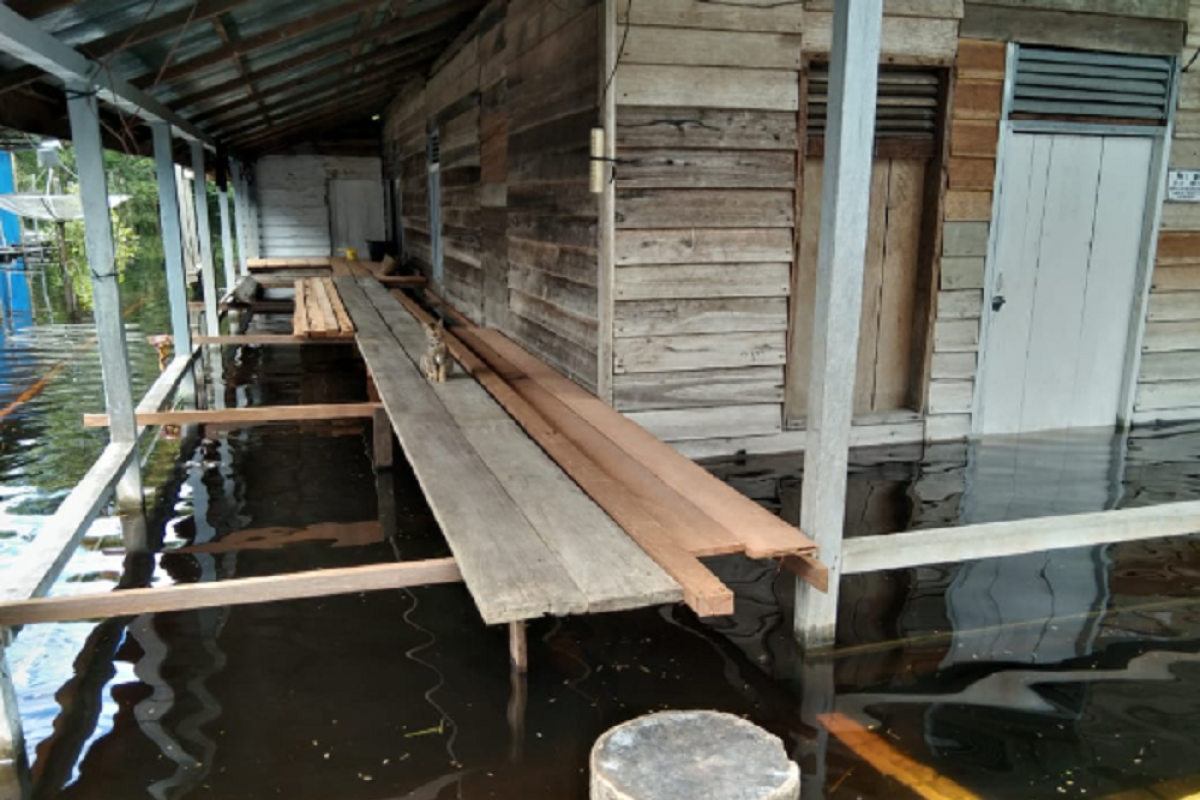 W Kalimantan: 216 homes flooded as Lake Sentarum overflows