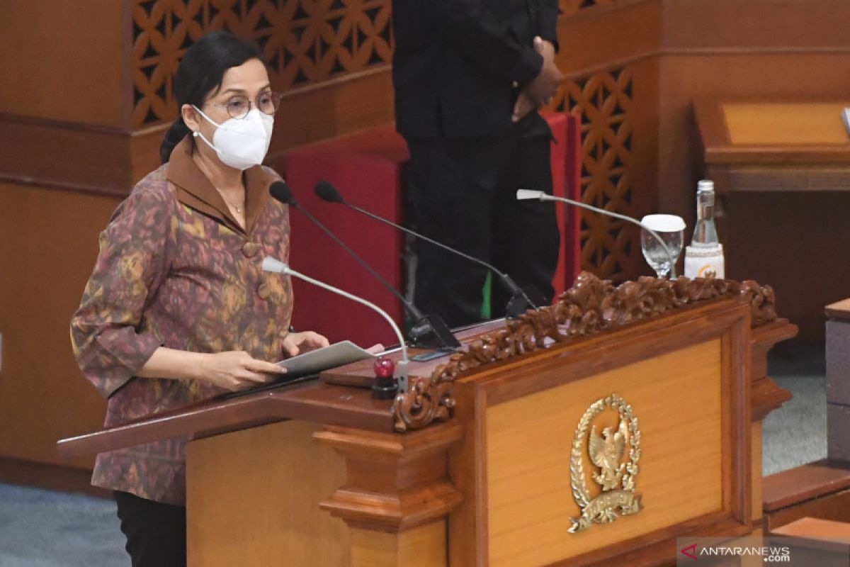 Menkeu Sri Mulyani paparkan lima fokus kebijakan fiskal 2022