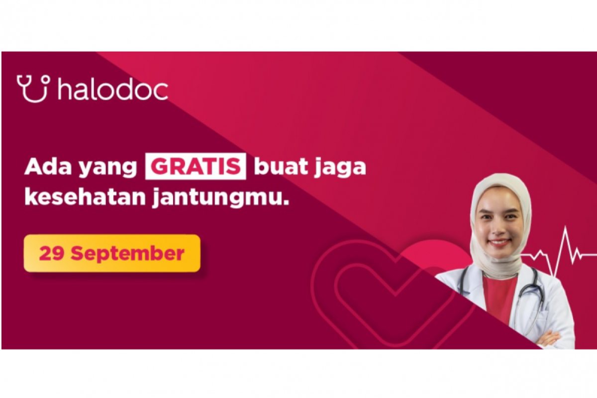 Peringati Hari Jantung Sedunia, Halodoc gratiskan chat dokter jantung