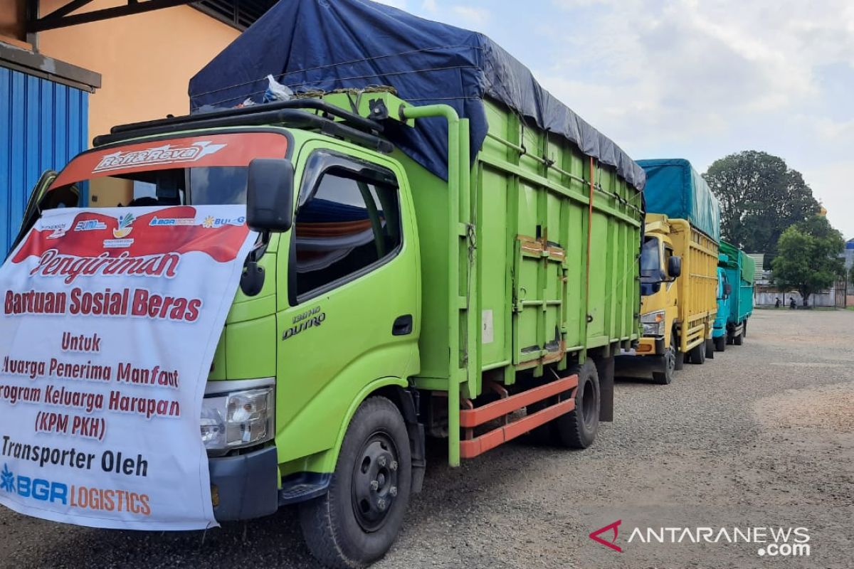 Bansos beras di enam daerah di Provinsi Jambi telah disalurkan