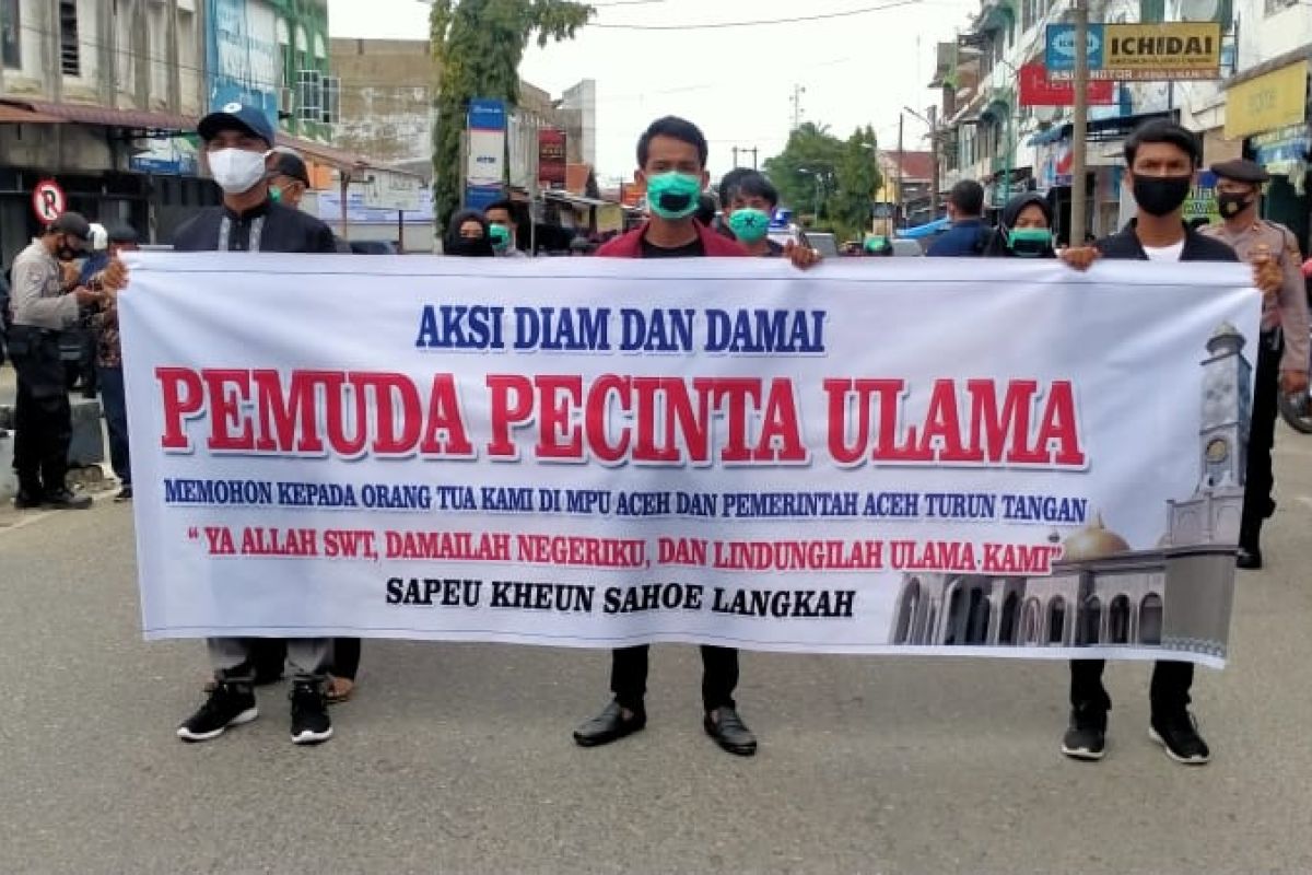 Pemuda Abdya berunjuk rasa, begini tuntutannya