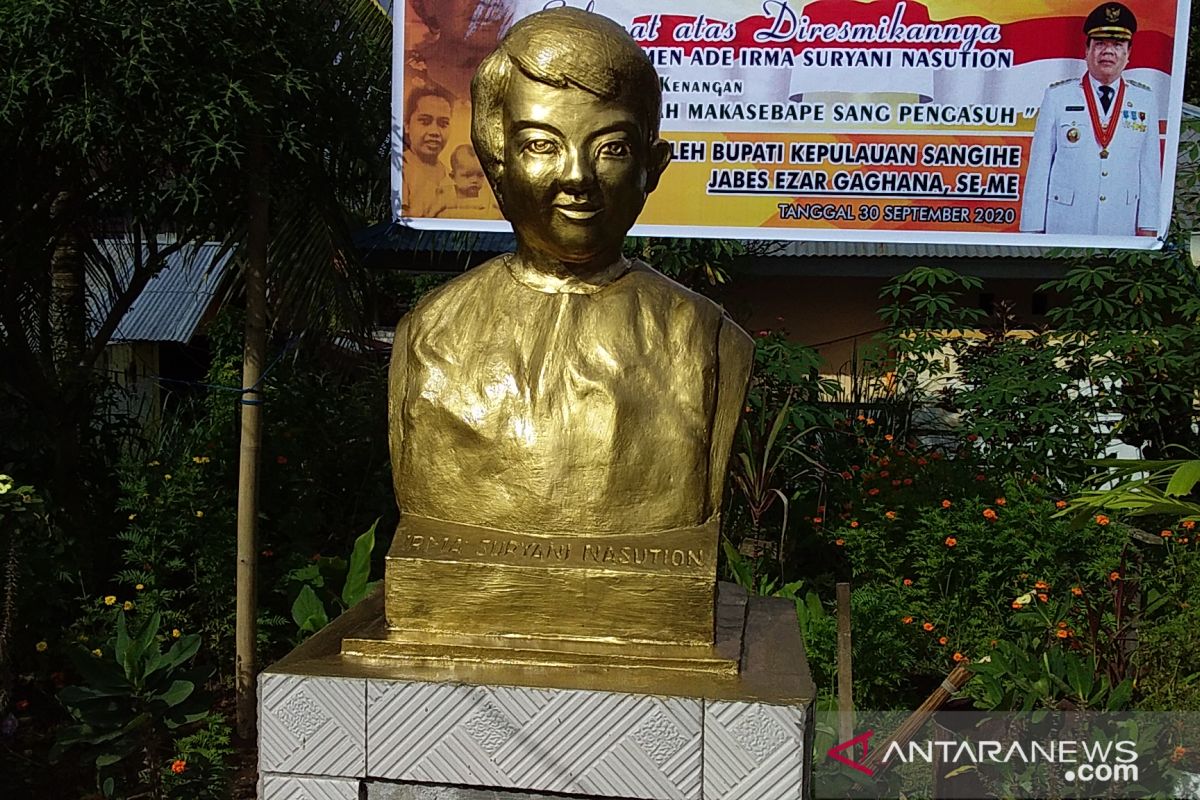 Monumen Ade Irma Nasution berdiri di Kepulauan Sangihe