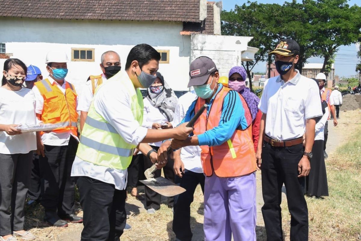 Wali Kota Kediri pastikan proyek padat karya terus jalan selama pandemi