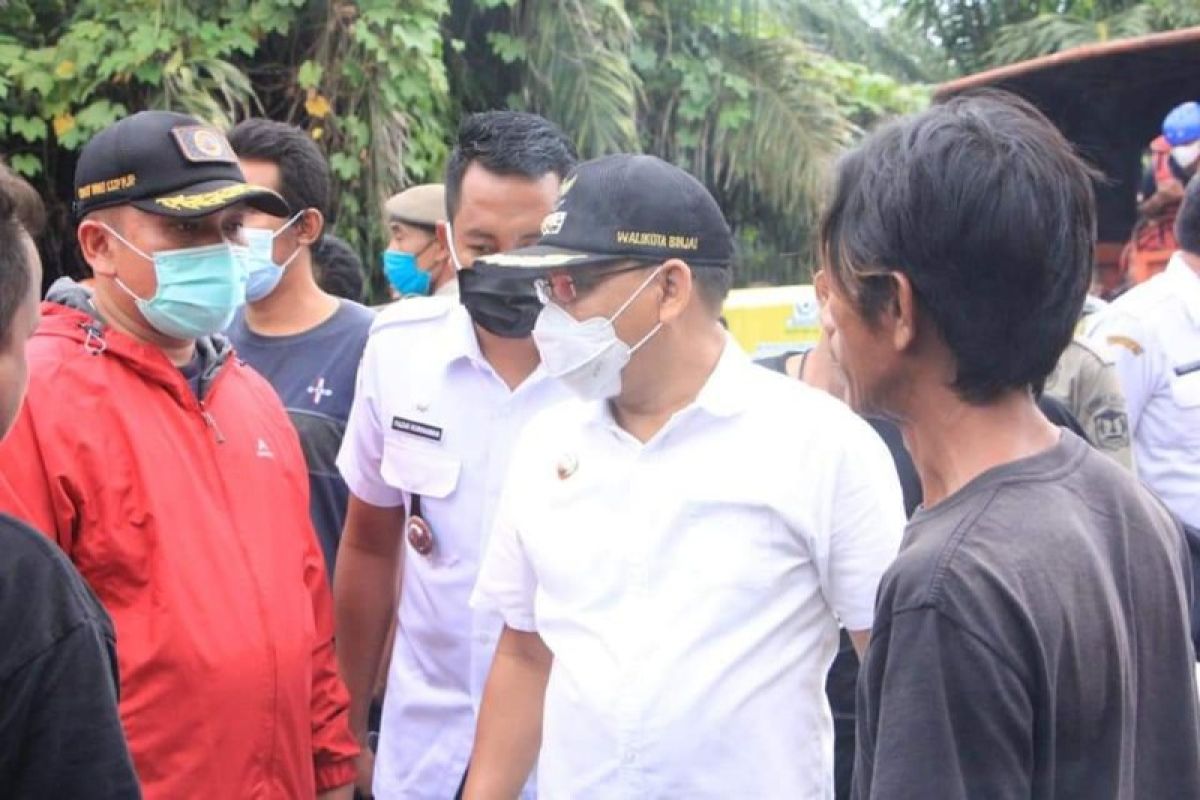 Wali Kota Binjai tinjau warga terdampak banjir