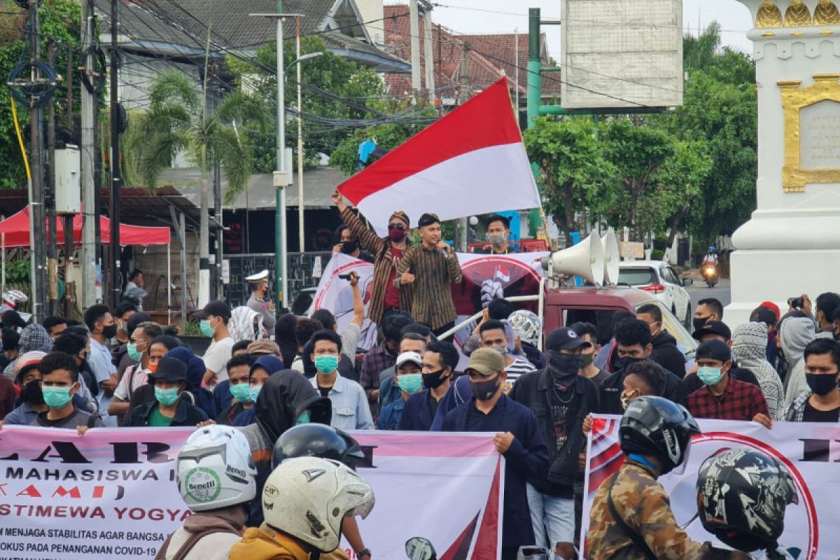 Koalisi Aktivis Mahasiswa Indonesia DIY deklarasi dukung pemerintah