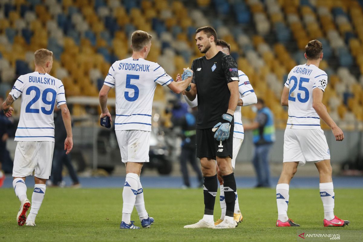 Liga Champions: Jelang lawan Barcelona, sembilan pemain Dynamo Kyiv positif COVID-19