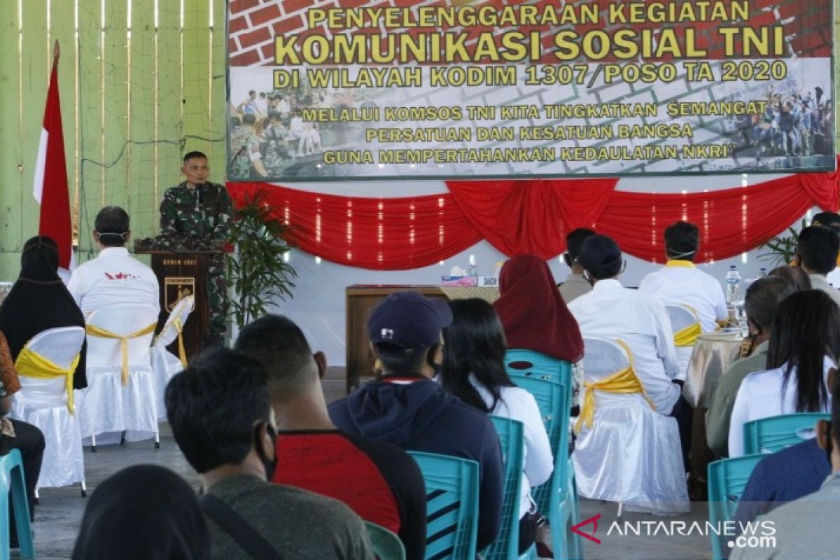 Kodim Poso gandeng masyarakat perkuat komunikasi sosial