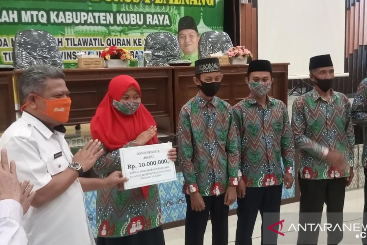 MTQ X Kubu Raya memberikan pengaruh positif bagi masyarakat setempat