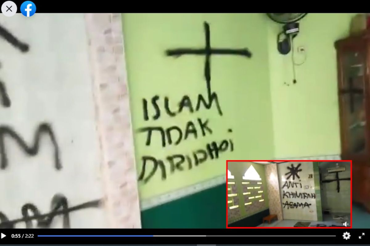 Konten vandalisme mushola agar tidak digunakan untuk provokasi dalam bentuk lain