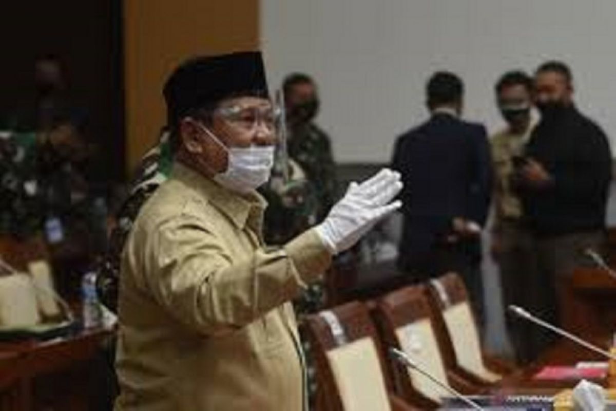 Prabowo: Kerusuhan demo UU Ciptaker ditunggangi asing