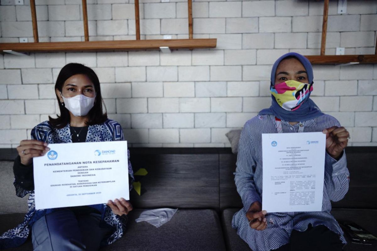 Kembangkan edukasi kesehatan-kebersihan, Kemendikbud gandeng Danone Indonesia