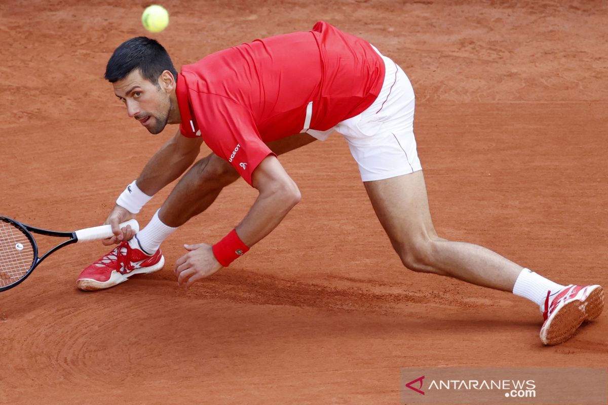 Djokovic raih kemenangan ke-70 di Roland Garros