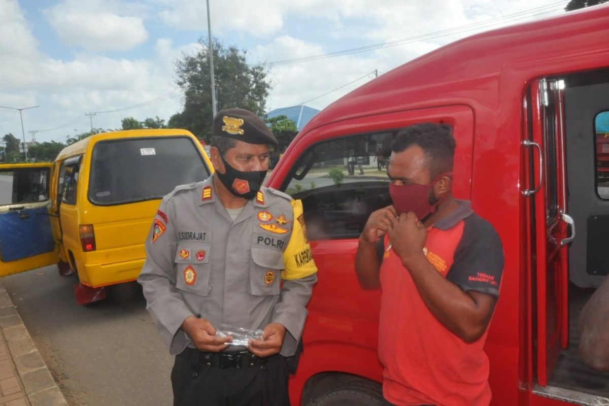 Polres Merauke gelar operasi yustisi penggunaan masker