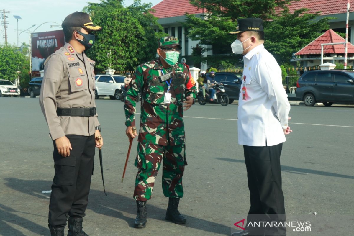 Sinergitas Pjs Wali Kota bersama pimpinan TNI/Polri