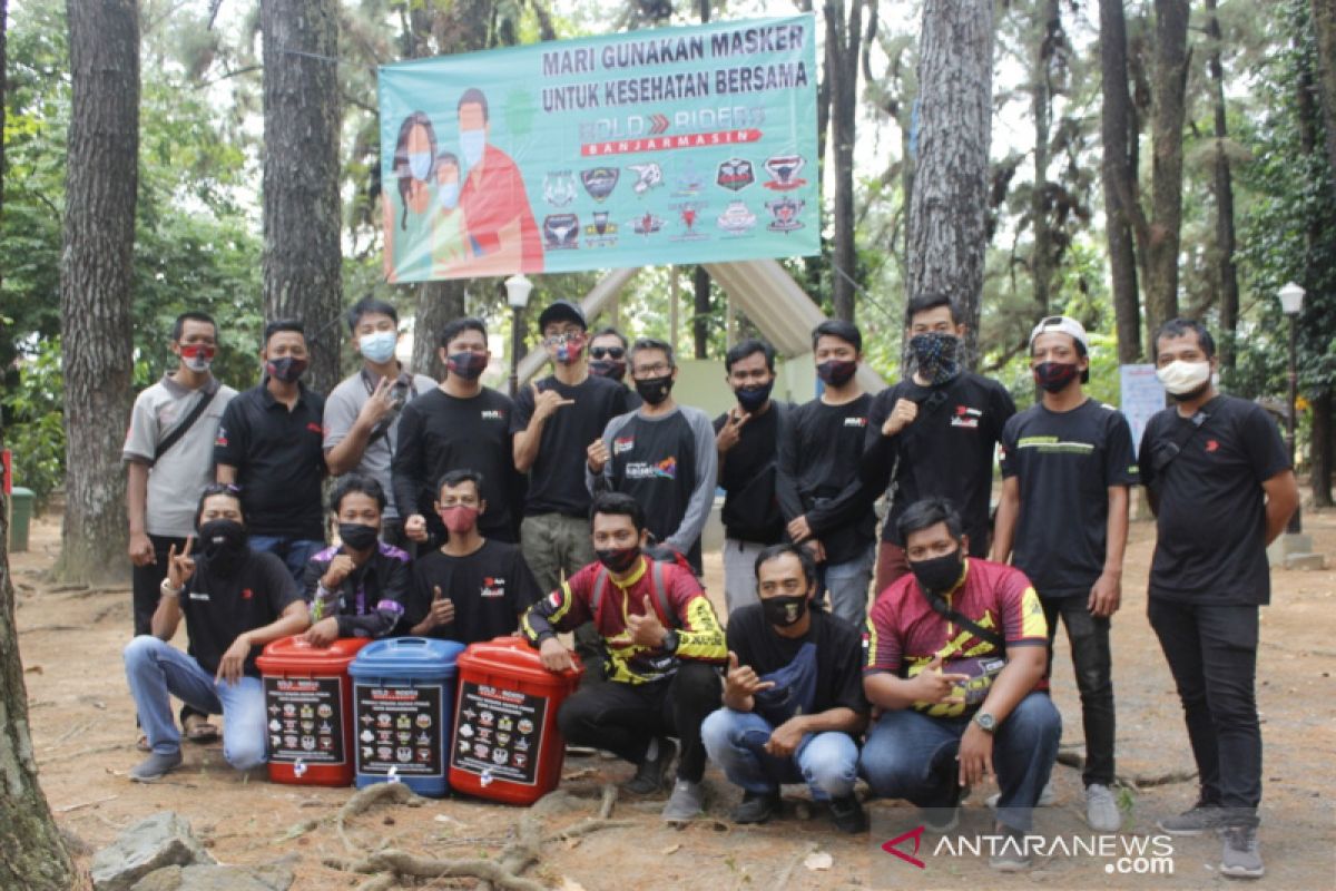 Komunitas motor dukung kebangkitan wisata hutan pinus mentaos Banjarbaru