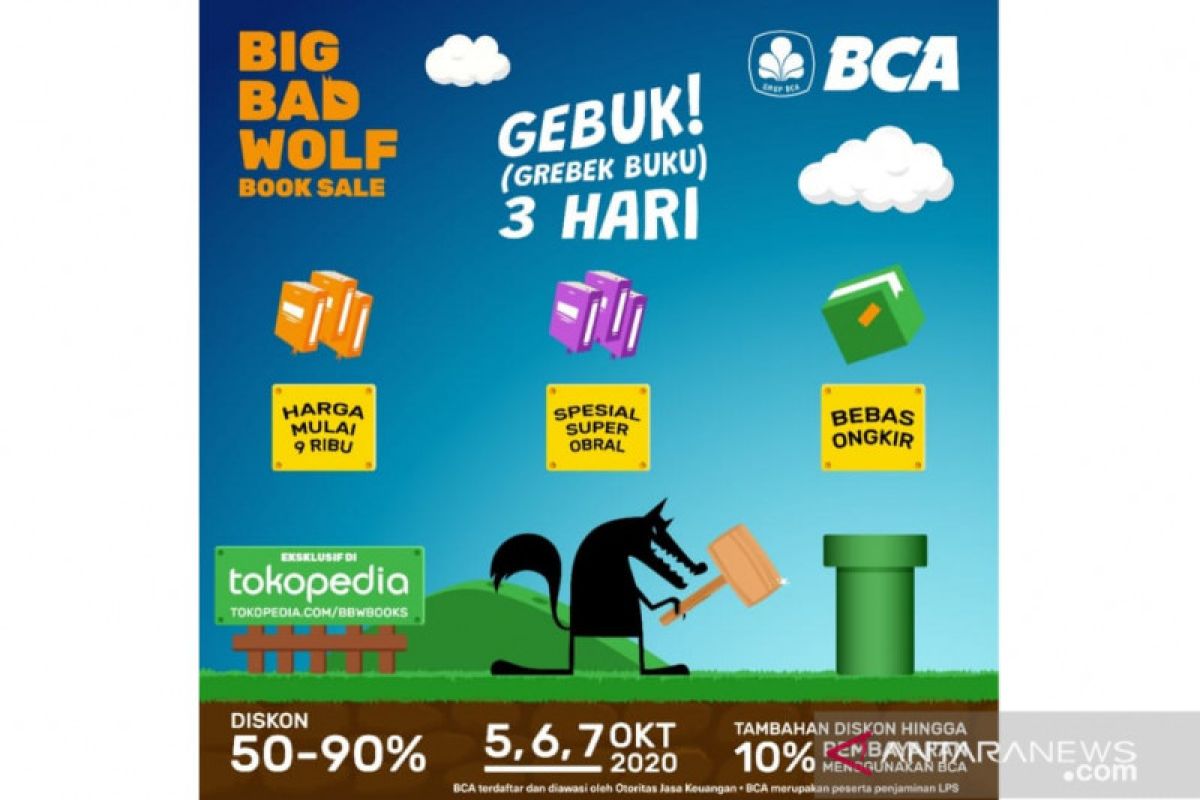 Beralih ke digital, bazar buku Big Bad Wolf dihelat di "marketplace"