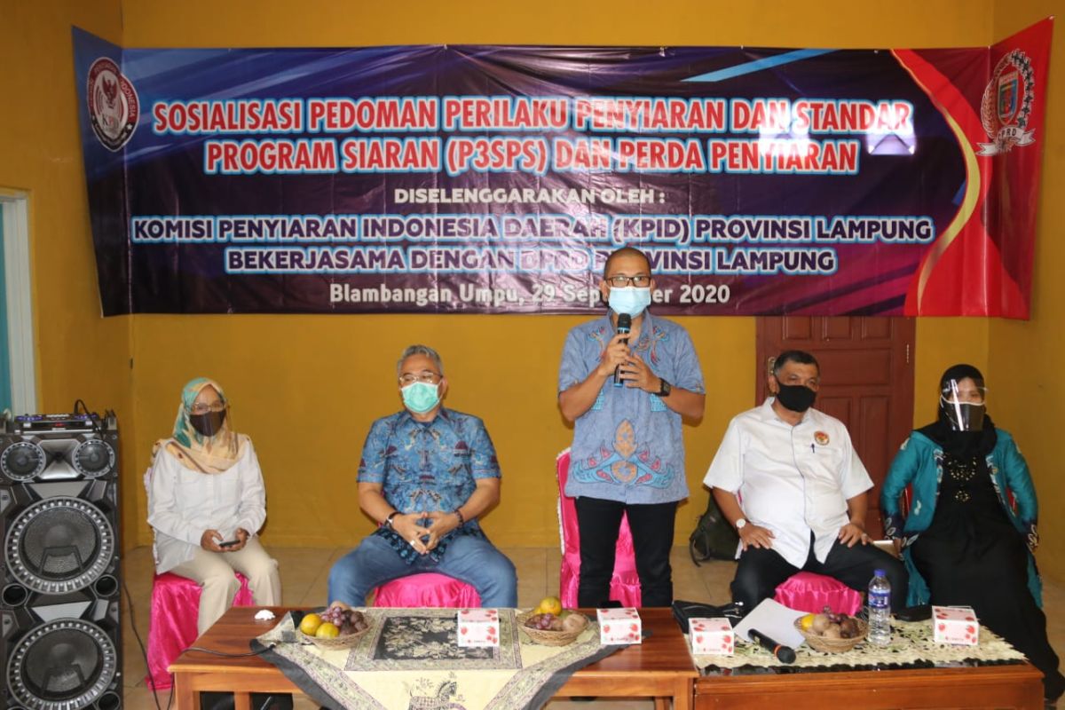 KPID Lampung Sosialisasi P3SPS dan Perda Penyiaran
